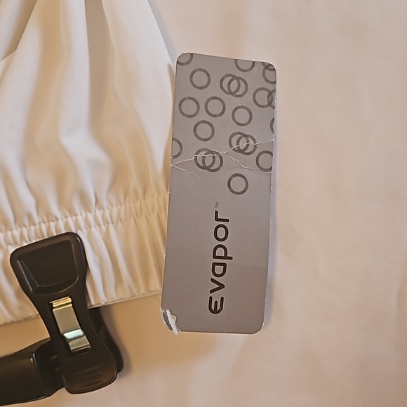 Eastbay White Athletic Shorts L EVAPOR Tech Drawstring Gym Sport NWT - Picture 7 of 17